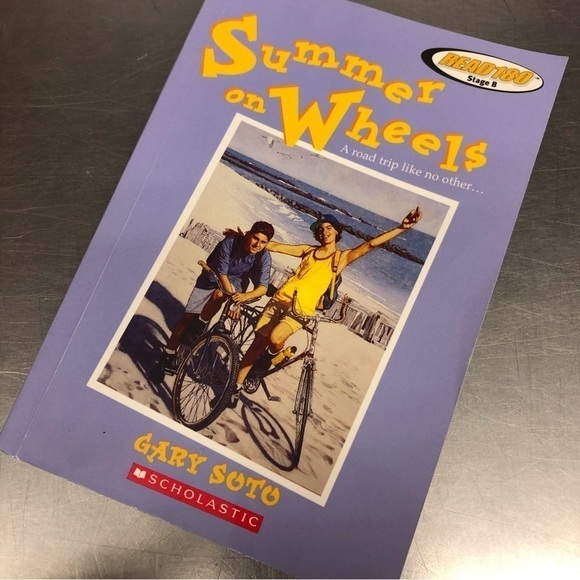 Summer on Wheels by: Gary Soto, paperback book - Picture 1 of 5